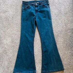 Sadie & Sage flare jeans size large Y2K